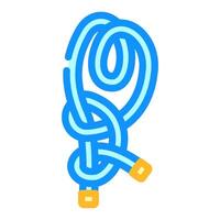 round turn and two half hitches color icon illustration vector