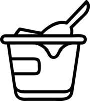 3D Yogurt Design with Realistic Swirls and Depth vector