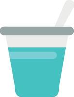 Minimalist Yogurt Design with Simple, Clean Shape and Subtle Details vector