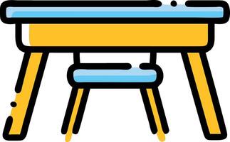 Abstract Wooden Table Design with Unique Shape and Artistic Touches vector