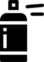 Abstract Spray Paint Can Design with Unique Shapes and Artistic Flair vector