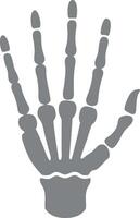 Futuristic Skeleton Hand Design with Cybernetic Details and Sci-Fi Elements vector
