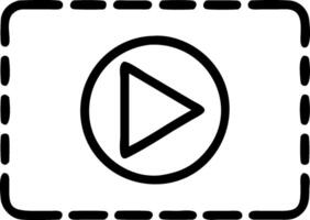 Digital Play Button Design with Pixelated Texture and Digital Vibe vector