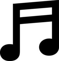 Artistic Musical Note Design with Brushstroke Effects and Texture vector