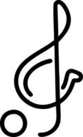 Abstract Musical Note Design with Geometric Shapes and Bold Colors vector