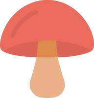 Stylized Mushroom with Geometric Patterns and Bold Colors vector