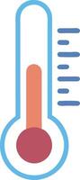 Minimalist Thermometer with Clean, Simple Lines vector