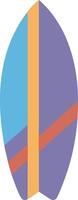 Vibrant Surfboard with Dynamic Ocean Waves vector