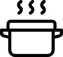 Brightly Colored Steaming Pot with Lid On vector