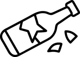 Exploding Glass Bottle with Dynamic Motion vector