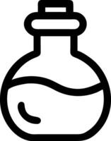 Potion of Wisdom Design with Ancient Scroll vector