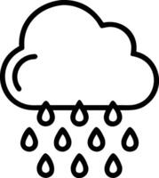 Abstract Rain Cloud Design with Soft Textures vector