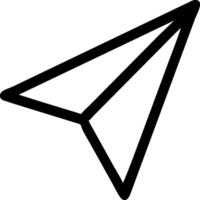 Stylish Paper Plane with Dynamic Shape vector