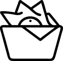 Custom Nacho Box for Branding vector