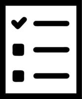 Functional Task Check-List Illustration vector