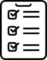 Colorful Task Check-List Illustration vector