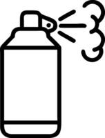 Futuristic Aerosol Can Design vector