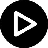 Elegant Play Button Art vector