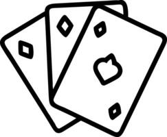 Dynamic Run of Playing Cards vector