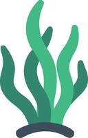 Dynamic Seaweed Pattern Design vector