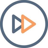 Modern Play Button Concept vector