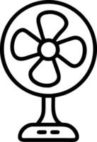 Hand-Drawn Desktop Fan Sketch vector