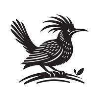 Superb Lyrebird Silhouette for Unique Branding vector