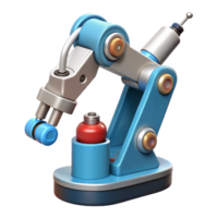 spectacular geometric Robotic surgical tool with micro-precision capabilities NO BACKGROUND with Transparent Background. sharp png