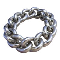 enchanting playful geometric A silver bracelet, chunky chain links, polishefinish, studio lighting, isolateon transparent background,high-resolution product photography luxury png