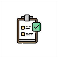 Checklist icon illustration vector