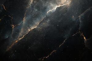 Dark Marble Texture with Gold Veins Abstract Stone Background for Modern Design and Luxury Themes photo