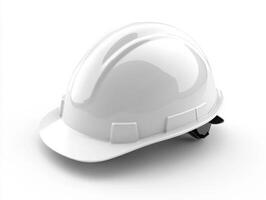 Safety helmet designed for construction work and industrial use photo
