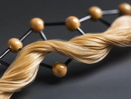 Exploring the connection between hair texture and molecular structure photo