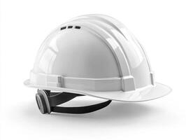 Safety helmet displayed on a clean surface in a well-lit area photo