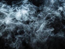 Swirling smoke patterns create an abstract background visual photo