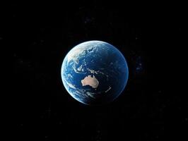 Stunning view of Earth from space showcasing Australia and Asia photo