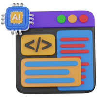 AI-Powered Coding and Web Development png