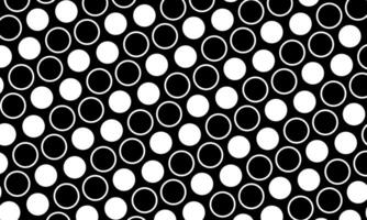 Retro black and white dots circle pattern background. abstract monochrome circle pattern. vector