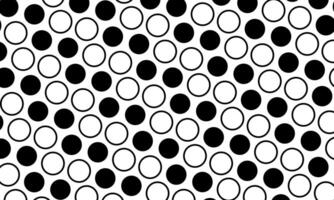 Retro black and white dots circle pattern background. artistic pattern art. vector