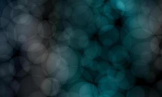 Abstract blur bokeh dark grey circular magic night. defocused light effect. vector