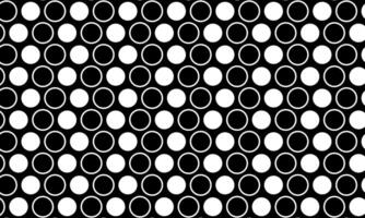 Retro black and white dots circle pattern background. geometric vertical circle pattern. vector