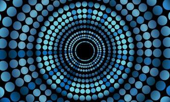 Radial speed lines in circle form soft blue background. circle pattern. vector