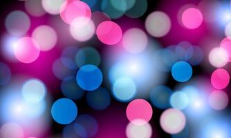 Abstract colorful bokeh background. Abstract blurred shiny blue light. vector