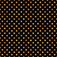 Abstract geometrical orange and yellow dot pattern background vector