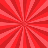 Red ray burst background - abstract graphic vector