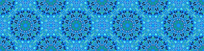 Geometrical seamless abstract petal mandala pattern background vector