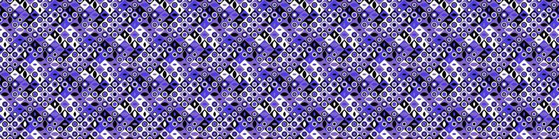 Horizontal purple seamless geometrical pattern background design vector