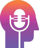 Online Podcast with a Gradient Profile and a Microphone vector
