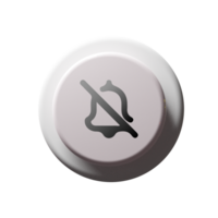 A button with a no sign on it flat png