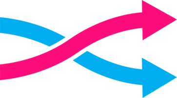 Redirect icon change direction symbolfor graphic design, logo, web site, social media, mobile app, ui illustration. png